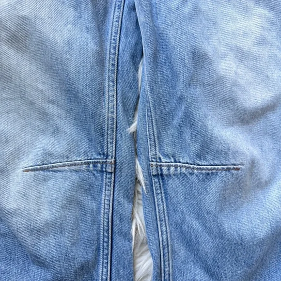 Madewell The Darted Barrel-Leg Jean Denim Blue Size 27 - Picture 6 of 12